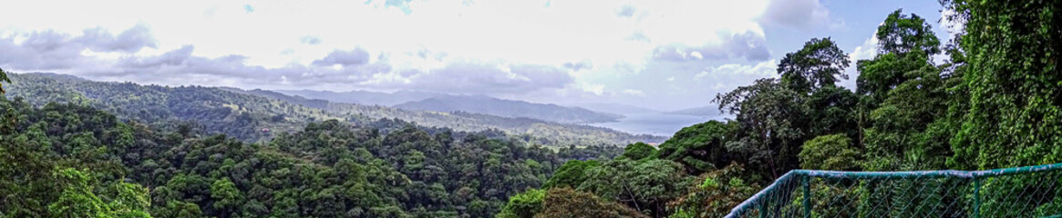 Fototapeta na wymiar Panorama of Lake Arenal, Costa Rica