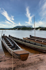 Obraz premium National park Canaima. Lagoon. Canaima Beach