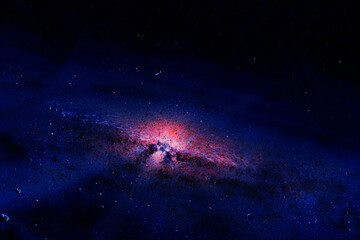 Beautiful distant galaxy. Elements of this image furnished by NASA