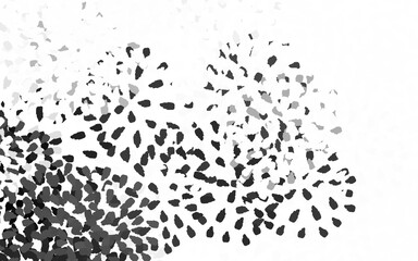 Light Gray vector background with abstract shapes.