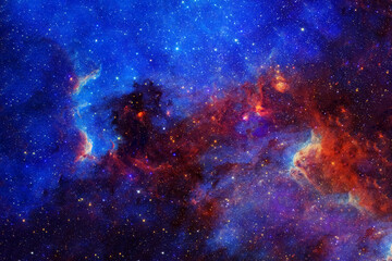Obraz na płótnie Canvas Beautiful bright galaxy. Elements of this image furnished by NASA