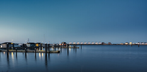 Fototapeta na wymiar Panorama Hafen
