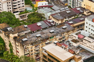Fototapeta premium Scenery view downtown of Kuala Lumpur Malaysia megapolis