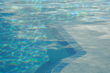 pool. details of a swimming pool. photo during the day.