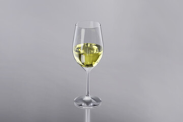 glass　of wine, 3D illustration