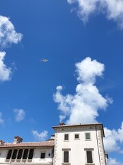 
plane in the sky