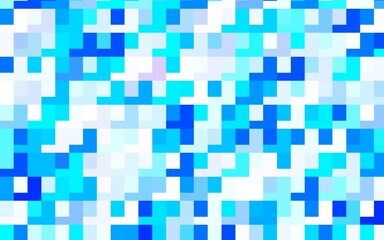 Light BLUE vector pattern in square style.