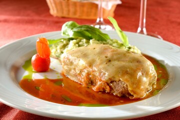Filet Mignon with cheese