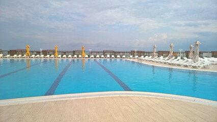 swimming pool and sky