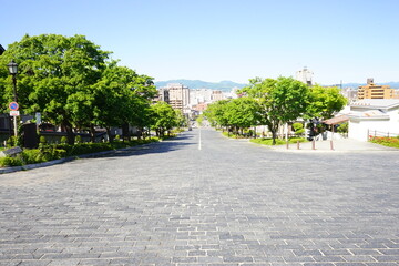 Nijukken Zaka Slope in Hakodate, Hokkaido, Japan - 日本 北海道 函館 二十間坂	