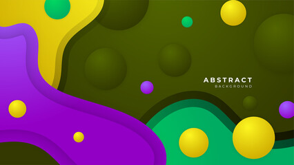 Modern colorful abstract background for business presentation design template with geometric shapes