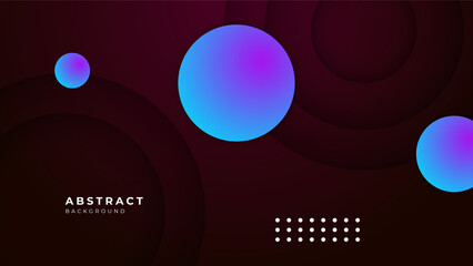 Modern colorful blue pink and black abstract background for business presentation design template with geometric shapes