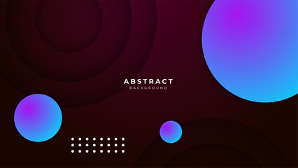 Modern colorful blue pink and black abstract background for business presentation design template with geometric shapes
