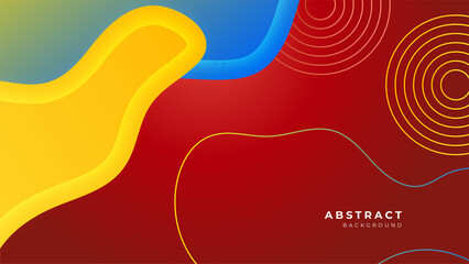 Modern colorful abstract background for business presentation design template with geometric shapes