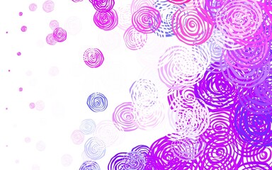 Light Blue, Red vector natural pattern with roses.