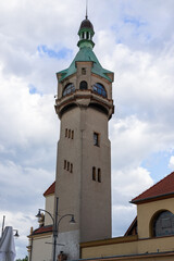 Naklejka premium The lighthouse tower in Sopot