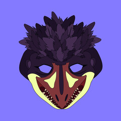archeopteryx ancient bird mask