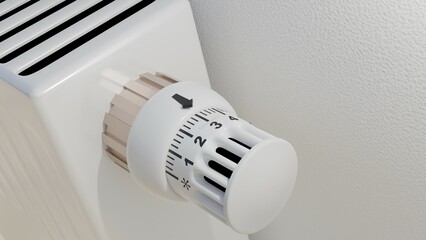 Heizung auf drei drehen