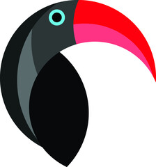 Colorful Bird logo vector illustration