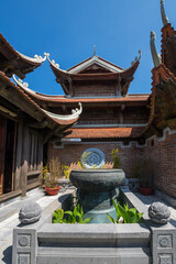 Naklejka premium View of temple in Ba Na Hills, Vietnam