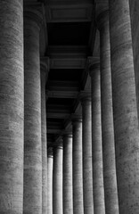 columns in the city, Vatican