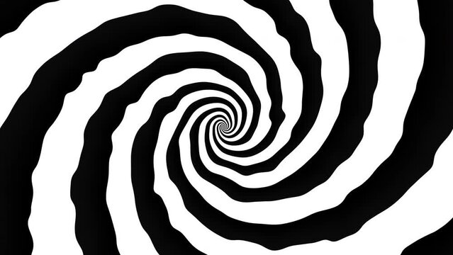 Endless abstract spiral. Seamless loop footage.