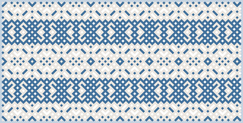 Multicolor truchet tiling connections illustration