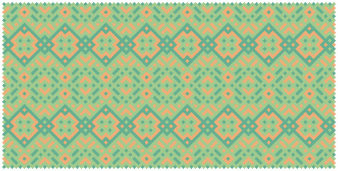 Multicolor truchet tiling connections illustration