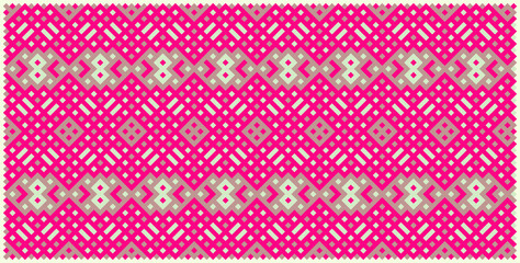 Multicolor truchet tiling connections illustration