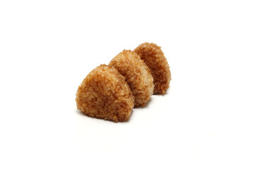 白バックの焼きおにぎり