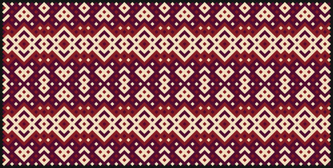 Multicolor truchet tiling connections illustration