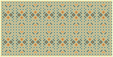 Multicolor truchet tiling connections illustration