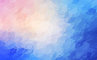 Light Pink, Blue vector background with abstract polygonals.