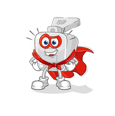 zipper heroes vector. cartoon character
