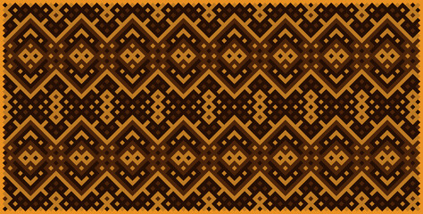 Multicolor truchet tiling connections illustration