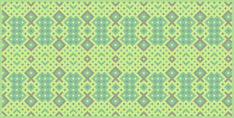 Multicolor truchet tiling connections illustration