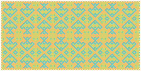 Multicolor truchet tiling connections illustration