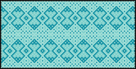 Multicolor truchet tiling connections illustration