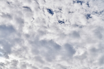 Beatiful blue sky with clouds on a sunny day