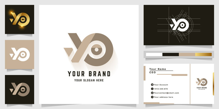 Letter YO or XP monogram logo
