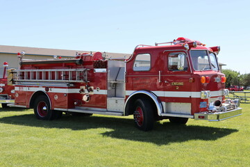 Old fire trucks