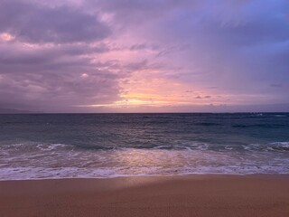 Purple Sunset of Hawaii