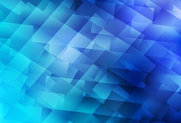 Light BLUE vector backdrop with rhombus.