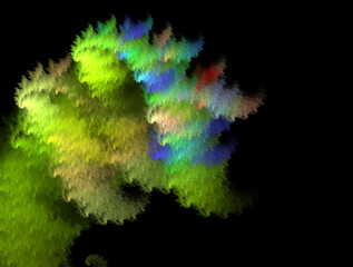 Imaginatory fractal abstract background Image