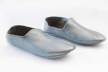 Kamarchin, a special indoor shoe made of kid leather. 