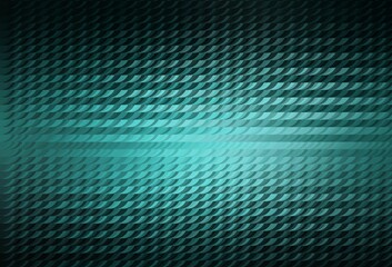 Dark Green vector background with abstract shapes.