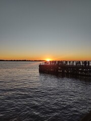 Fototapeta premium sunset over the sea
