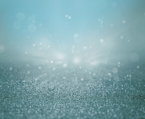 abstract diamond dust with bokeh light background