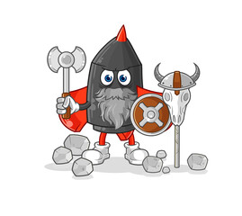 dart viking with an ax illustration. character vector