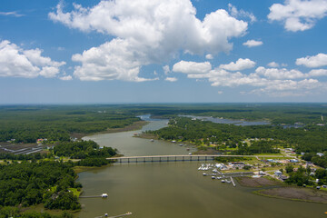 Fototapeta premium Fowl River, Alabama 